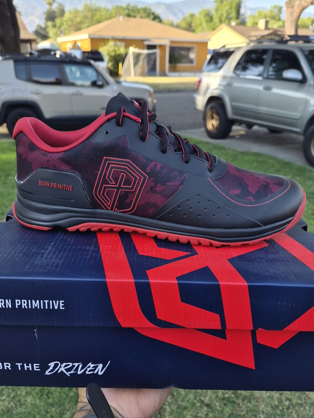 Born Primitive Savage 1 Men's Red Camo Athletic Shoes